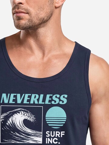 Neverless Shirt 'Surf inc wave' in Green