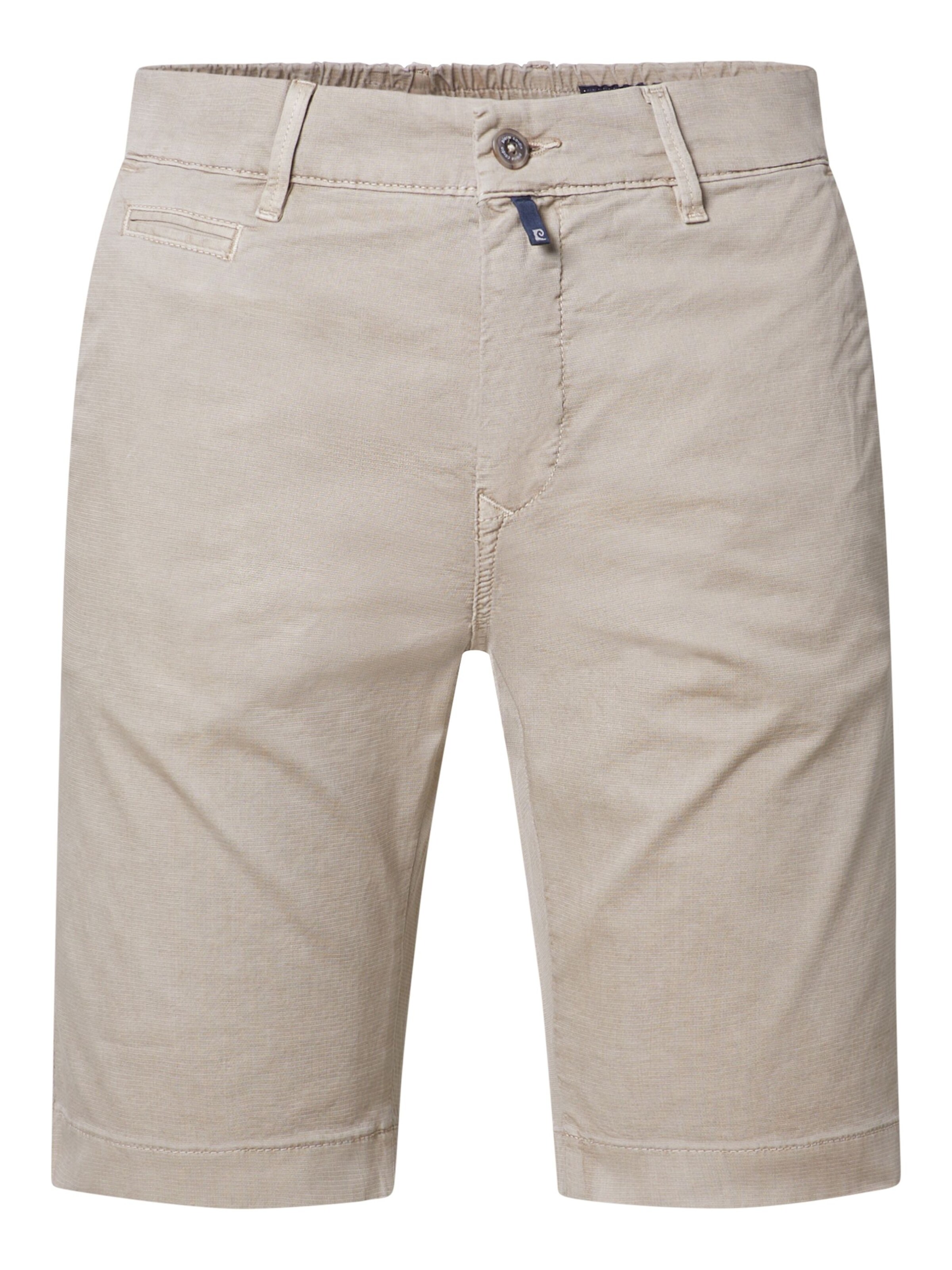 PIERRE CARDIN Slimfit Broek in Beige: voorkant