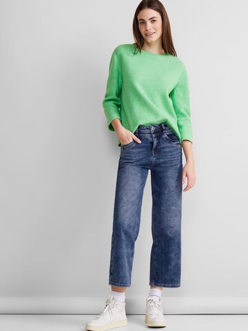 STREET ONE Wide leg Jeans in Blauw