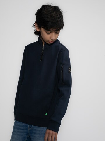 Petrol Industries Sweatshirt 'Bear' in Blau: Vorderseite