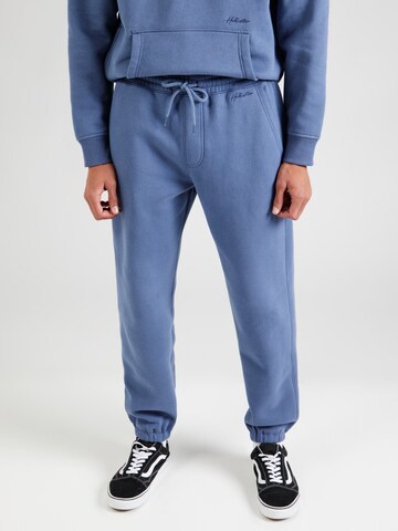 HOLLISTER Tapered Broek in Blauw: voorkant