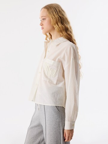 Chemisier Twist en beige