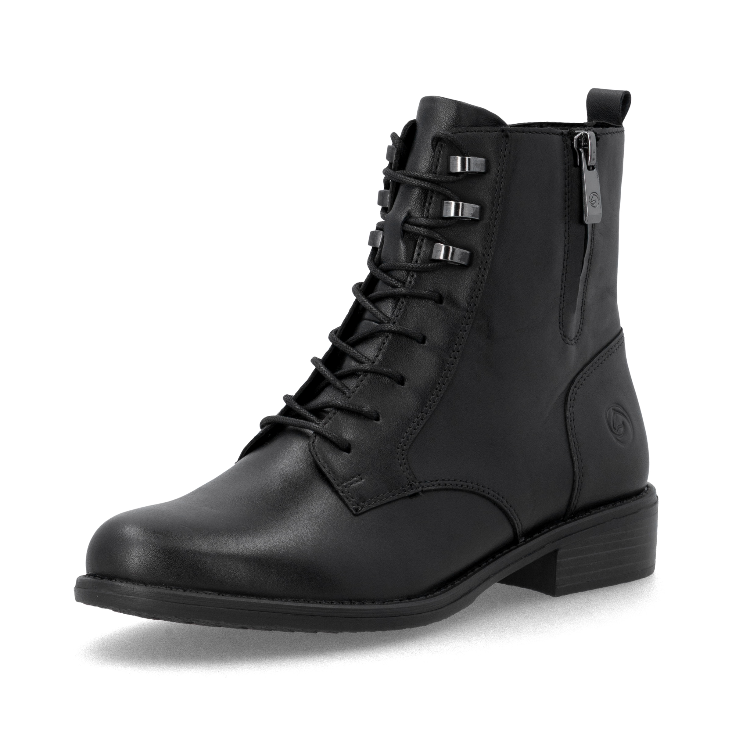 Bottines à lacets ' D0F82 ' REMONTE en noir : devant