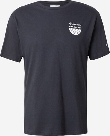 COLUMBIA Funkční tričko 'Hike Society™' – černá: přední strana