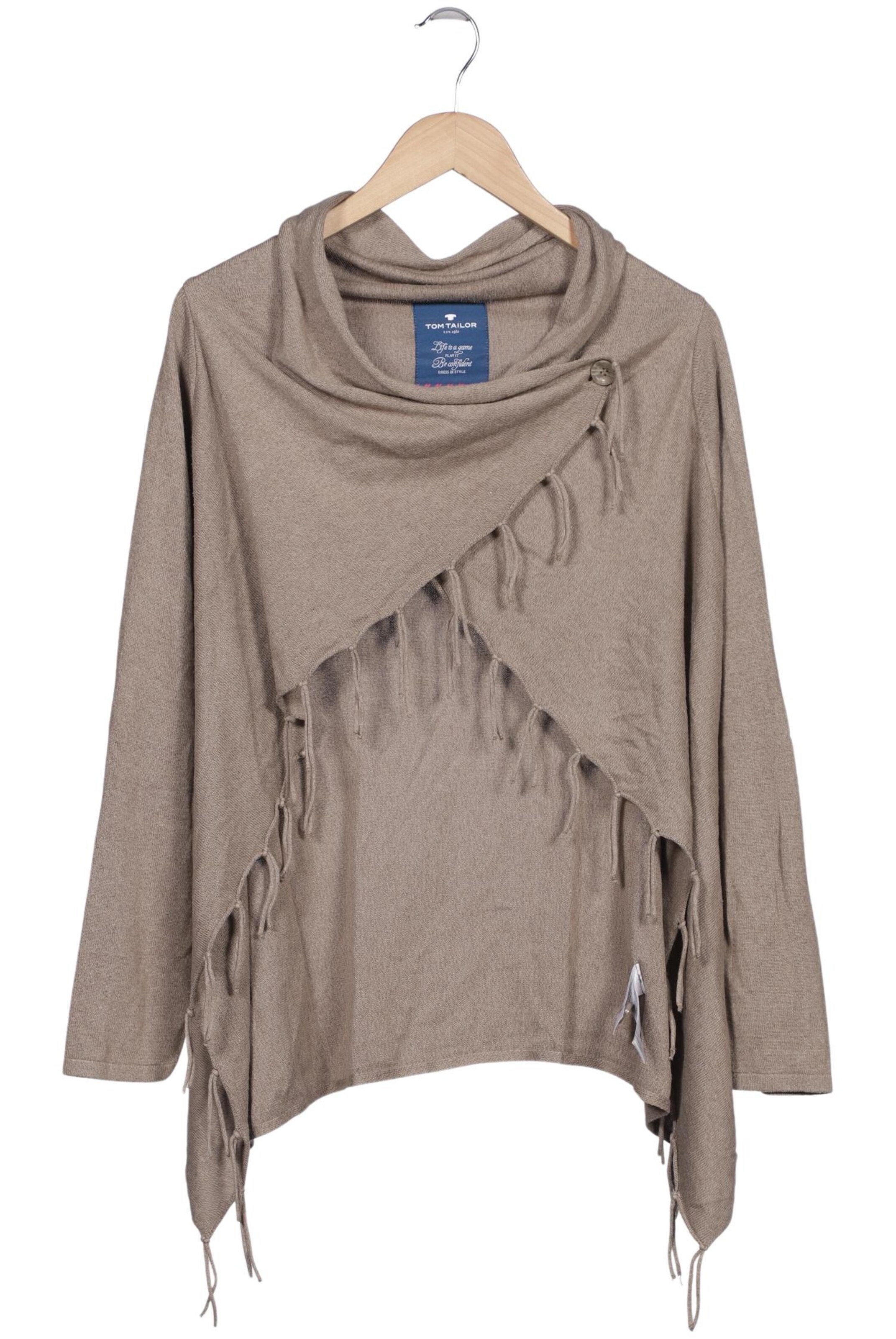 TOM TAILOR DENIM Sweater & Cardigan in M in Brown: front