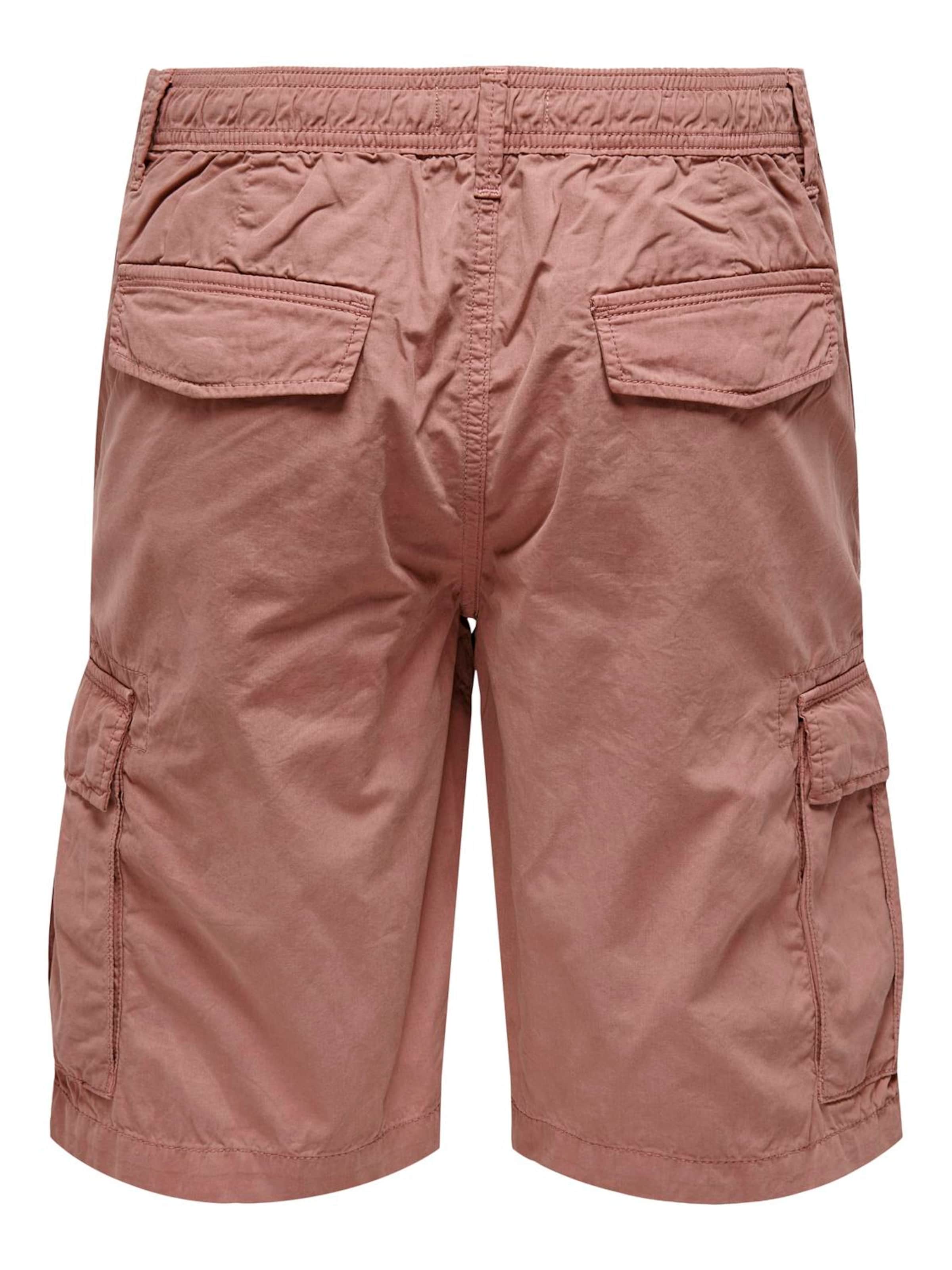 Only & Sons Regular Карго панталон 'LOC' в розово