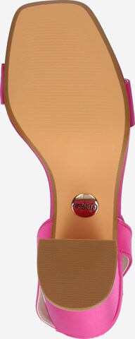 BUFFALO Sandały z rzemykami 'Charlotte' w kolorze różowy