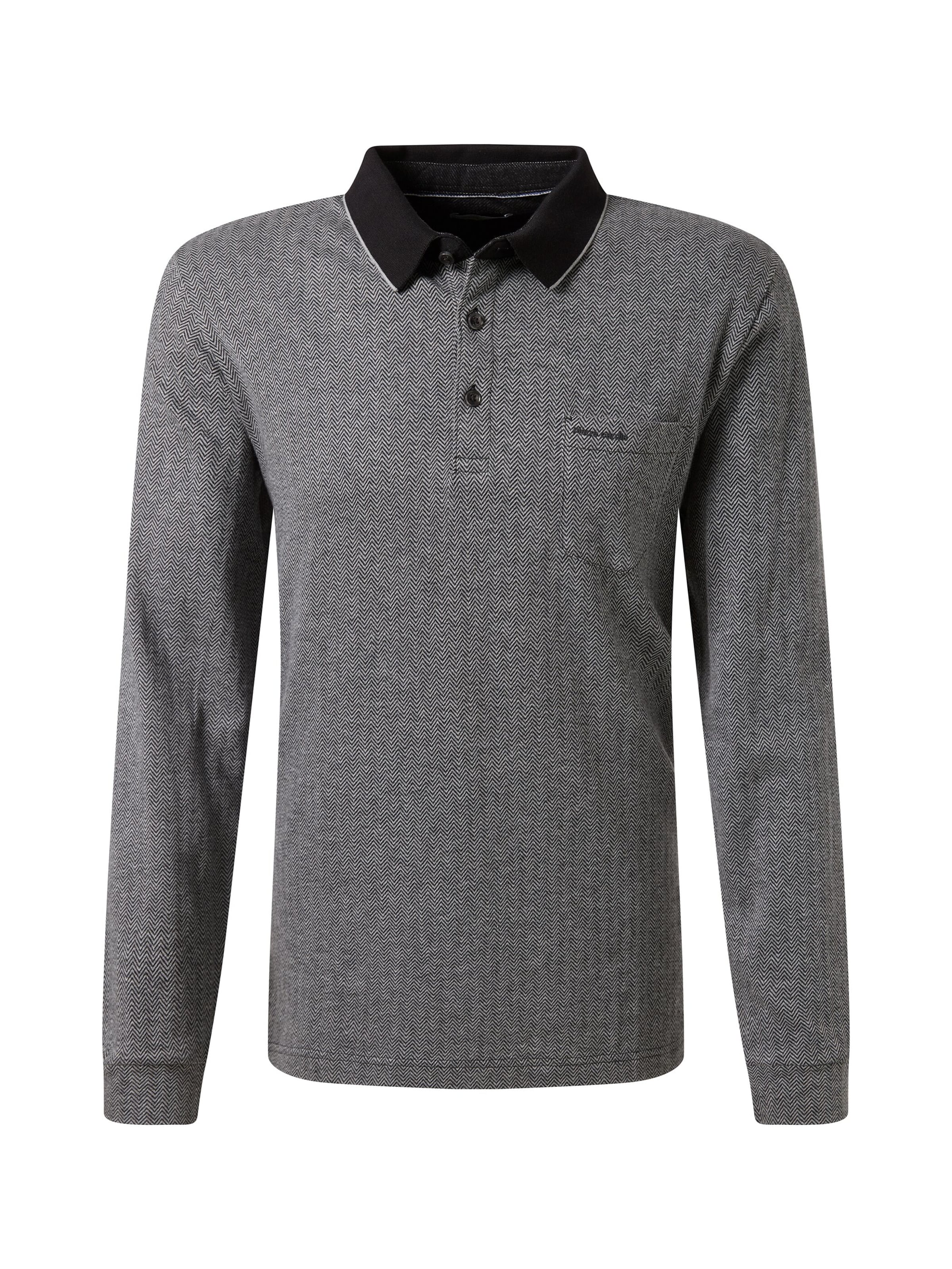 T-Shirt PIERRE CARDIN en noir : devant