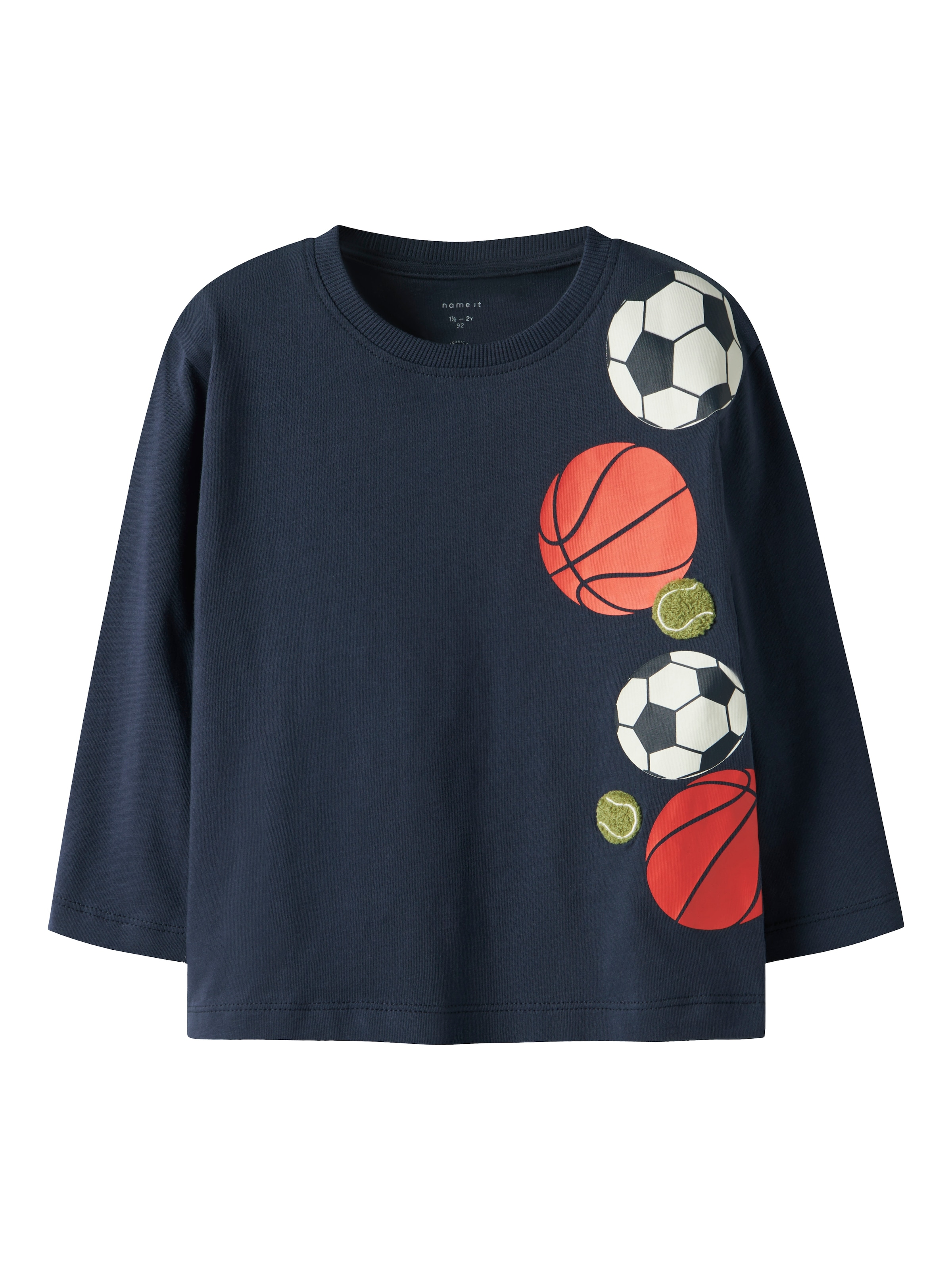 NAME IT Tričko – modrá: přední strana