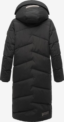 NAVAHOO Winter coat 'Kuschelmausi' in Black