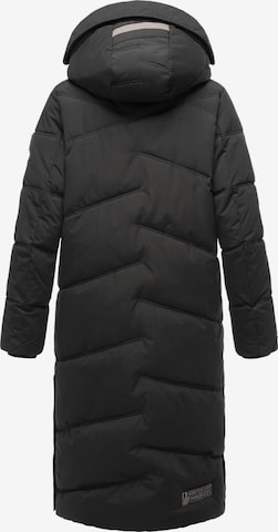 NAVAHOO Winter Coat 'Kuschelmausi' in Black
