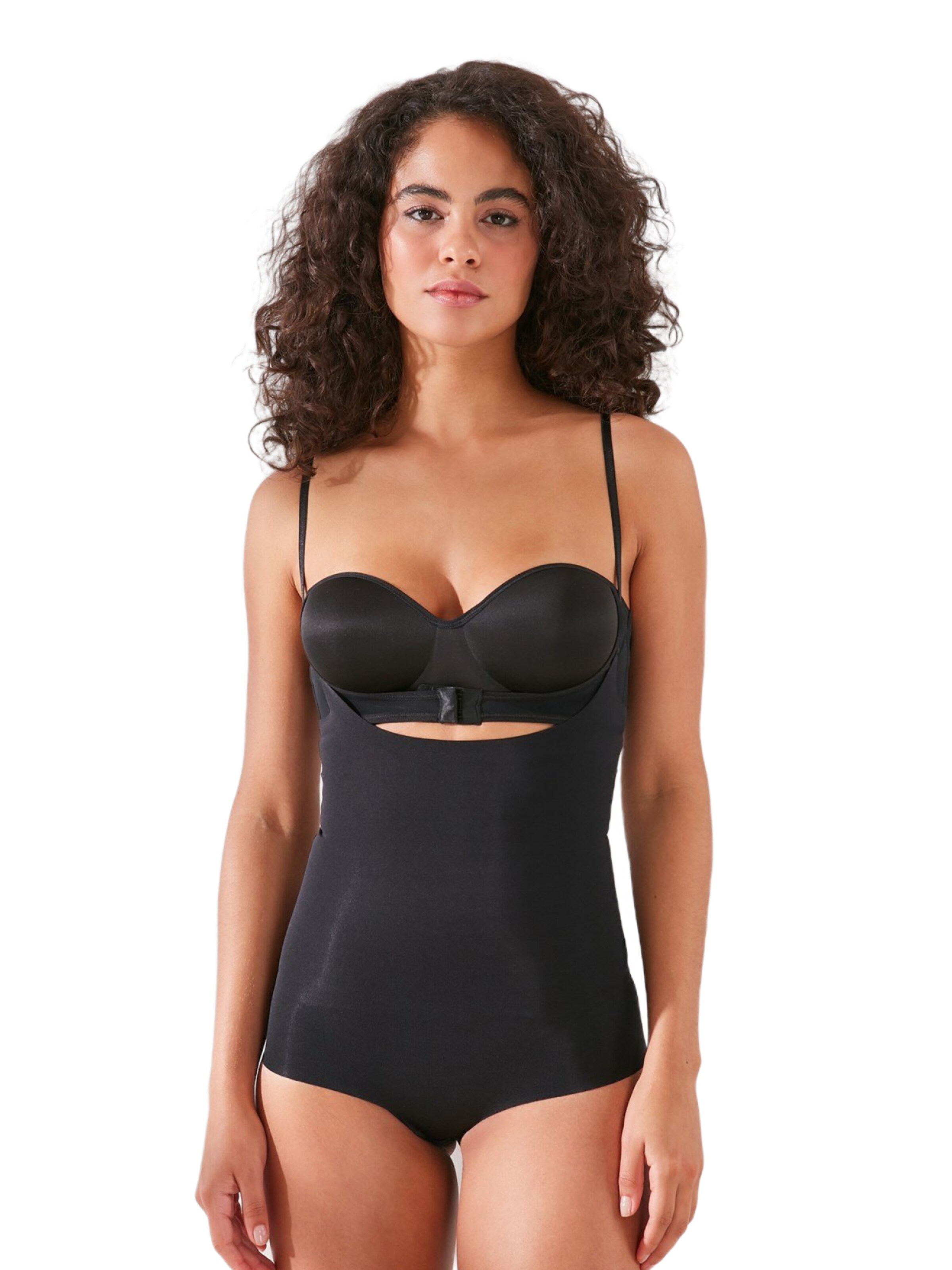 C&City Shaping Bodysuit in Black: front