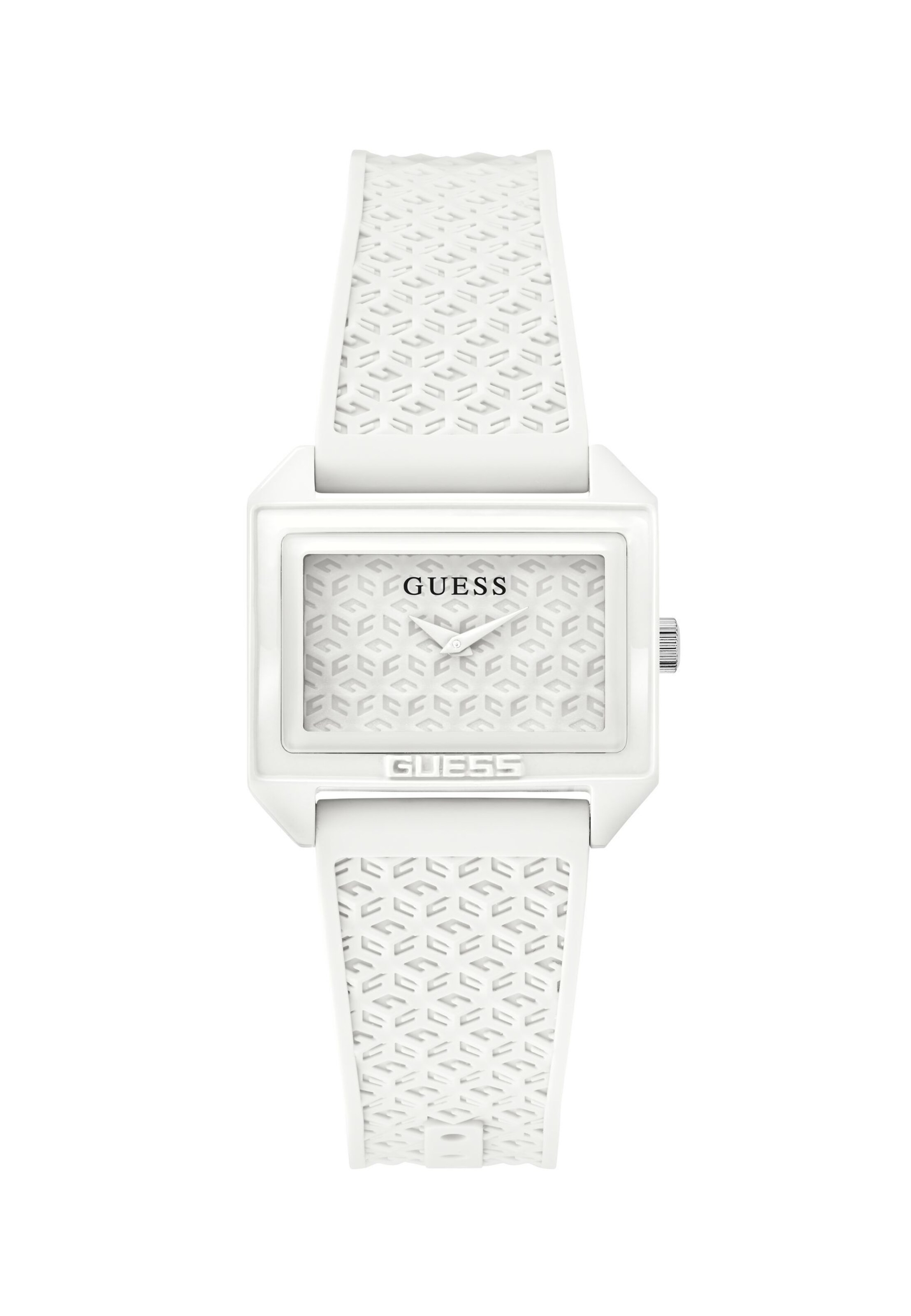 GUESS Uhr 'Mod Pop' in Weiß: Vorderseite