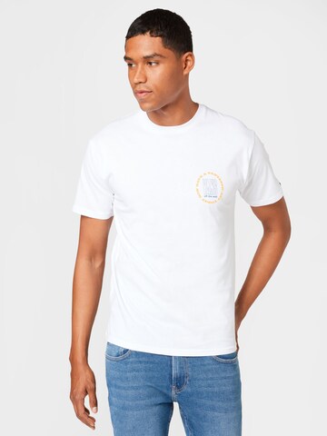 VANS - Camisa 'TASTIC' em branco: frente