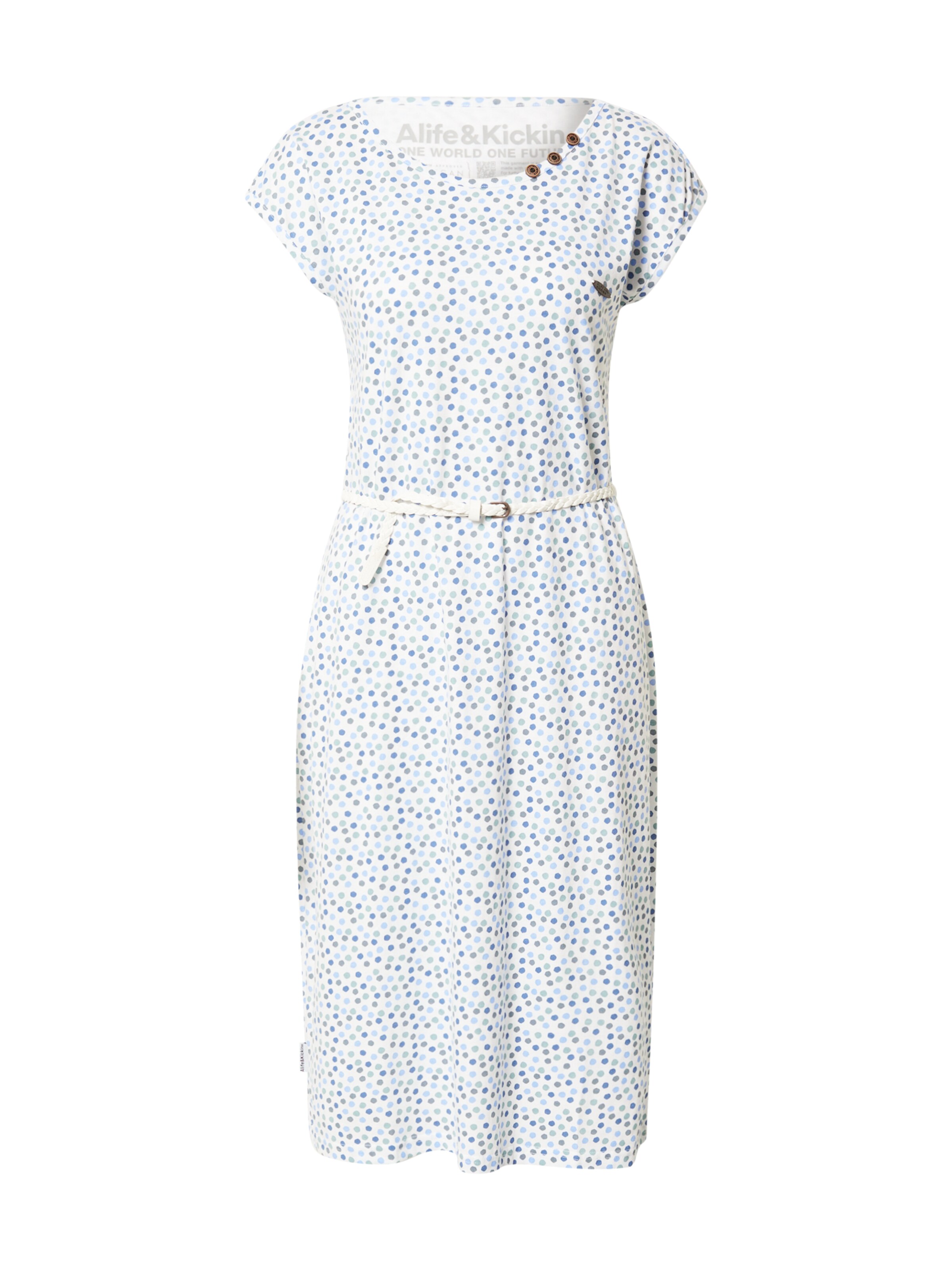 Abito estivo 'MelliAK' di alife & kickin in bianco: frontale