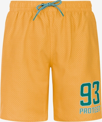 PROTEST Swimming shorts 'PRTDacey JR' in Yellow: front