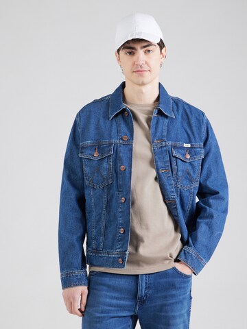 WRANGLER Демисезонная куртка 'CLASSIC JACKET' в Синий: спереди