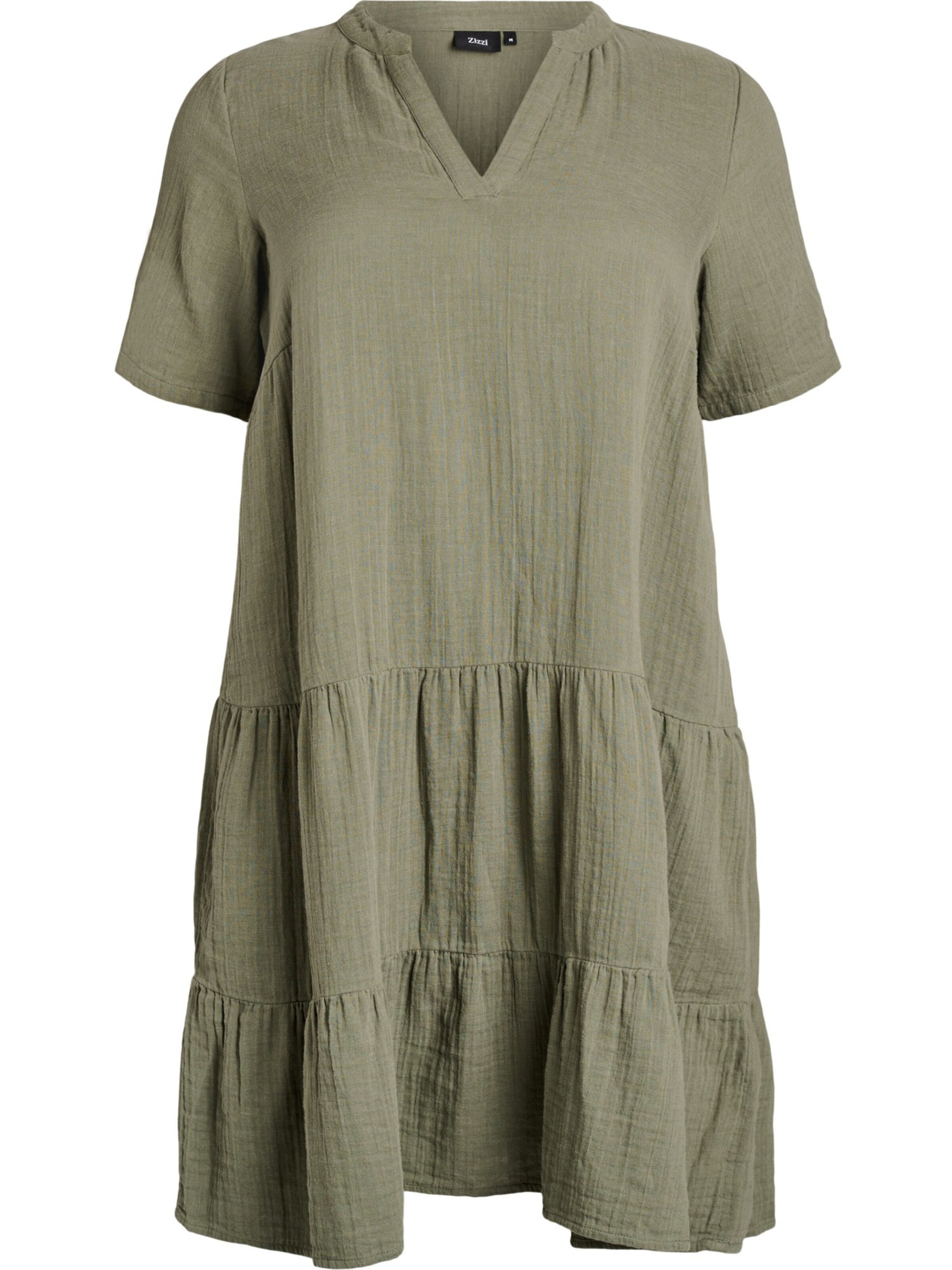 Robe d’été 'Vviva' Zizzi en vert : devant