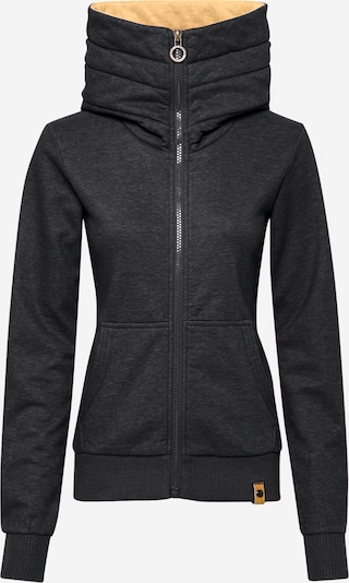 Fli Papigu Zip-Up Hoodie 'Radio Tokio' in Anthracite, Item view