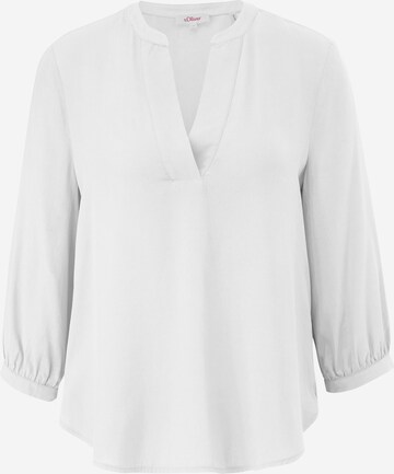 s.Oliver Blouse in Wit: voorkant