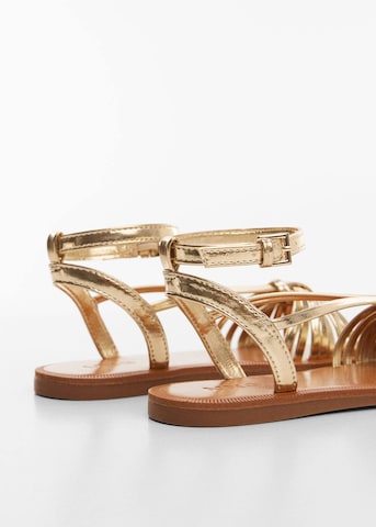 MANGO KIDS Sandals 'Temis-a' in Gold