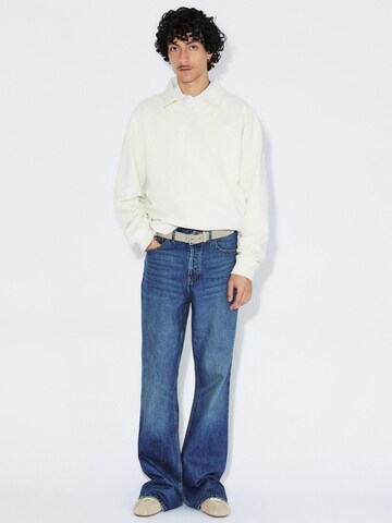 Dr. Denim Sweatshirt 'Brady Collar' in Beige