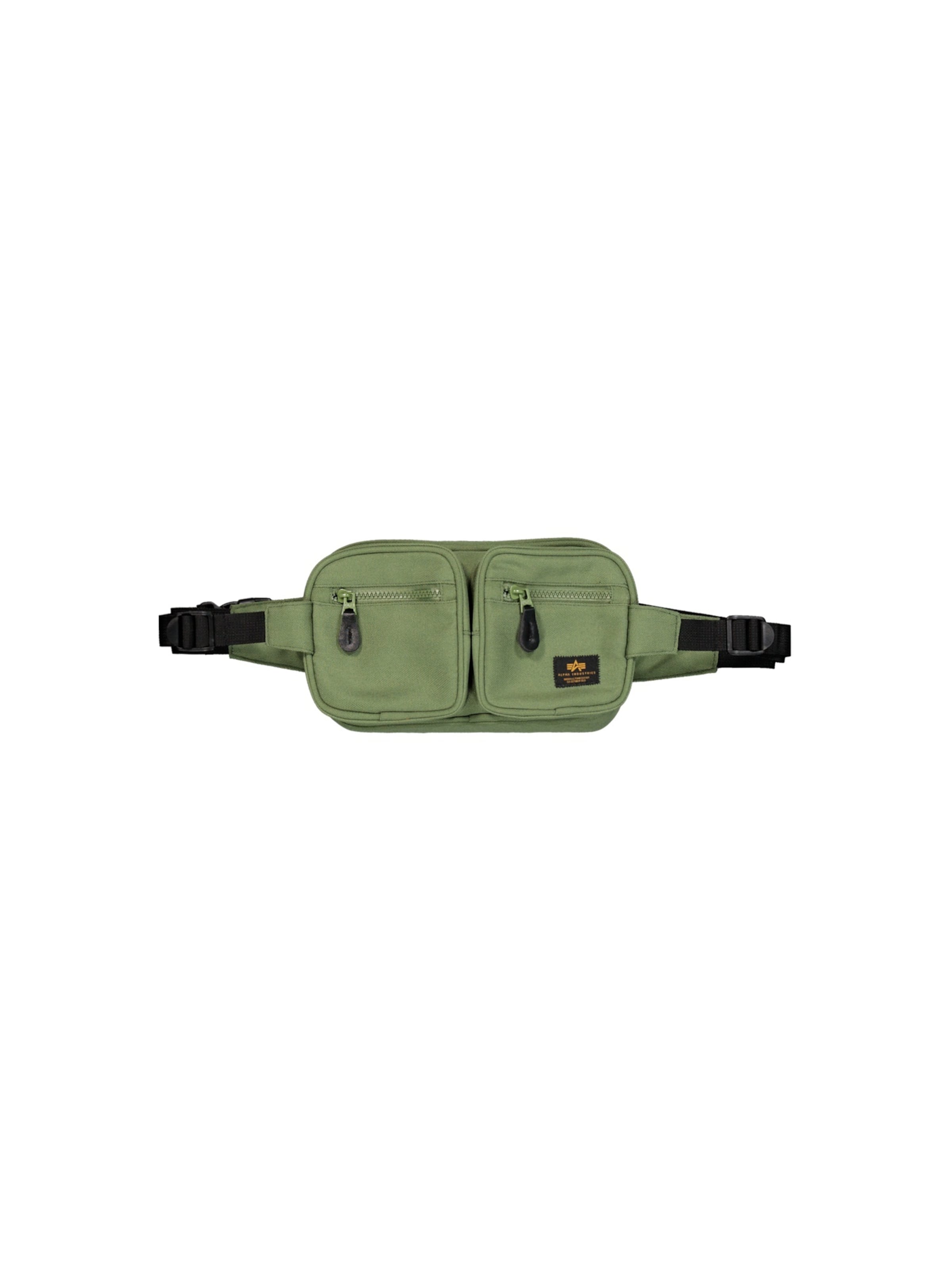 Sacs banane ALPHA INDUSTRIES en vert : devant