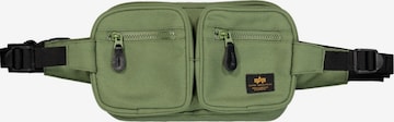 ALPHA INDUSTRIES Belt bag in Green: front