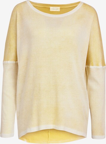 Cotton Candy Langarmshirt 'BENTE' in Gelb: predná strana