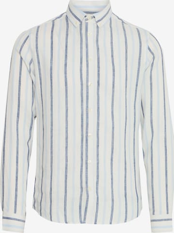 Coupe regular Chemise ' CFDYLAN striped ' Casual Friday en bleu : devant