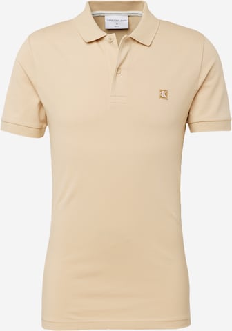 Calvin Klein Jeans Shirt in Beige: front