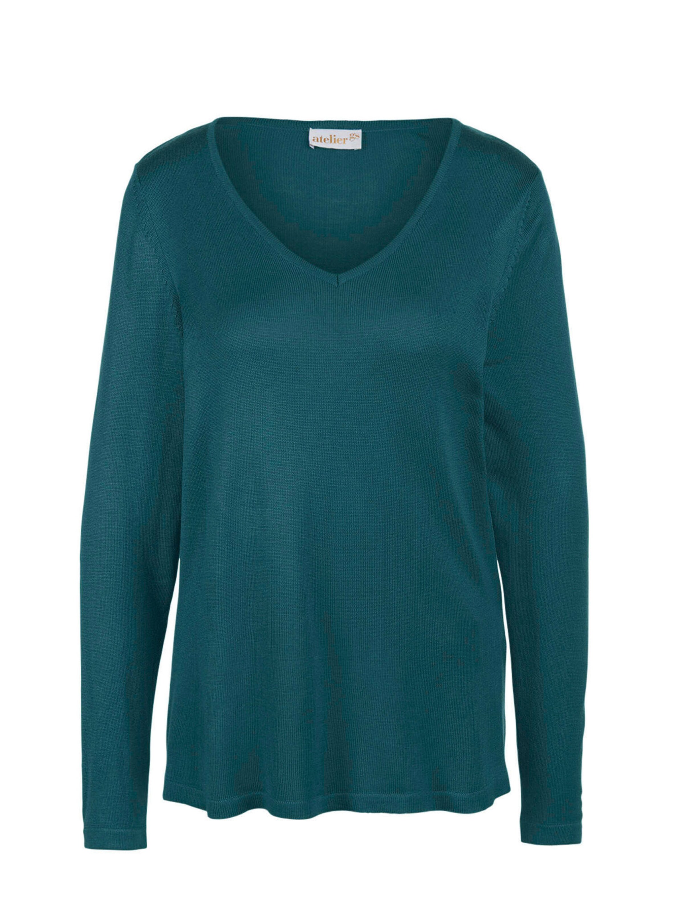 Goldner Trui in Groen: voorkant