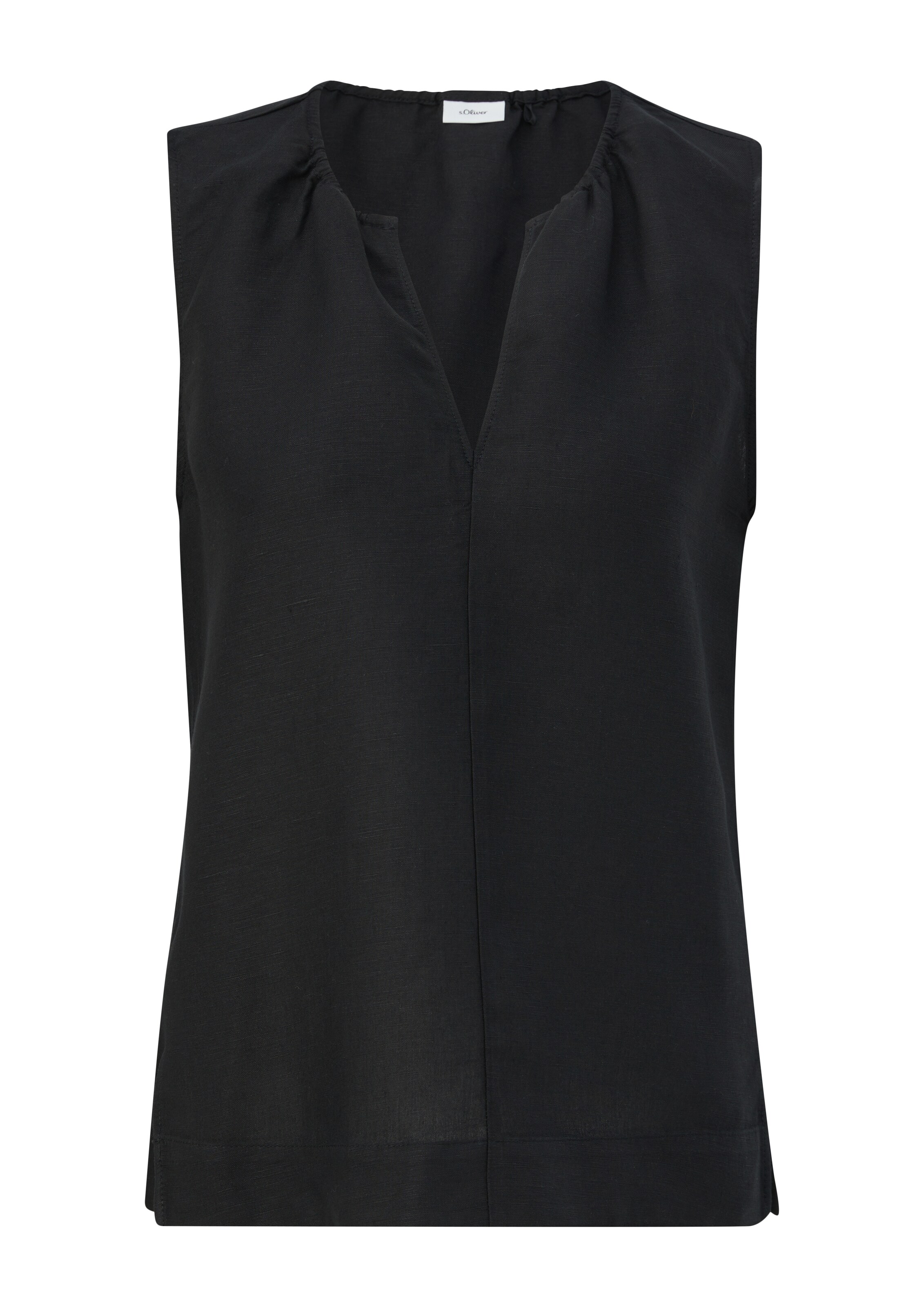 s.Oliver BLACK LABEL Bluse in Schwarz: Vorderseite