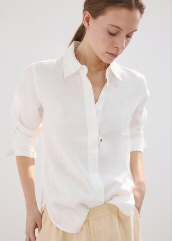 MANGO Blouse 'Samara' in White: front
