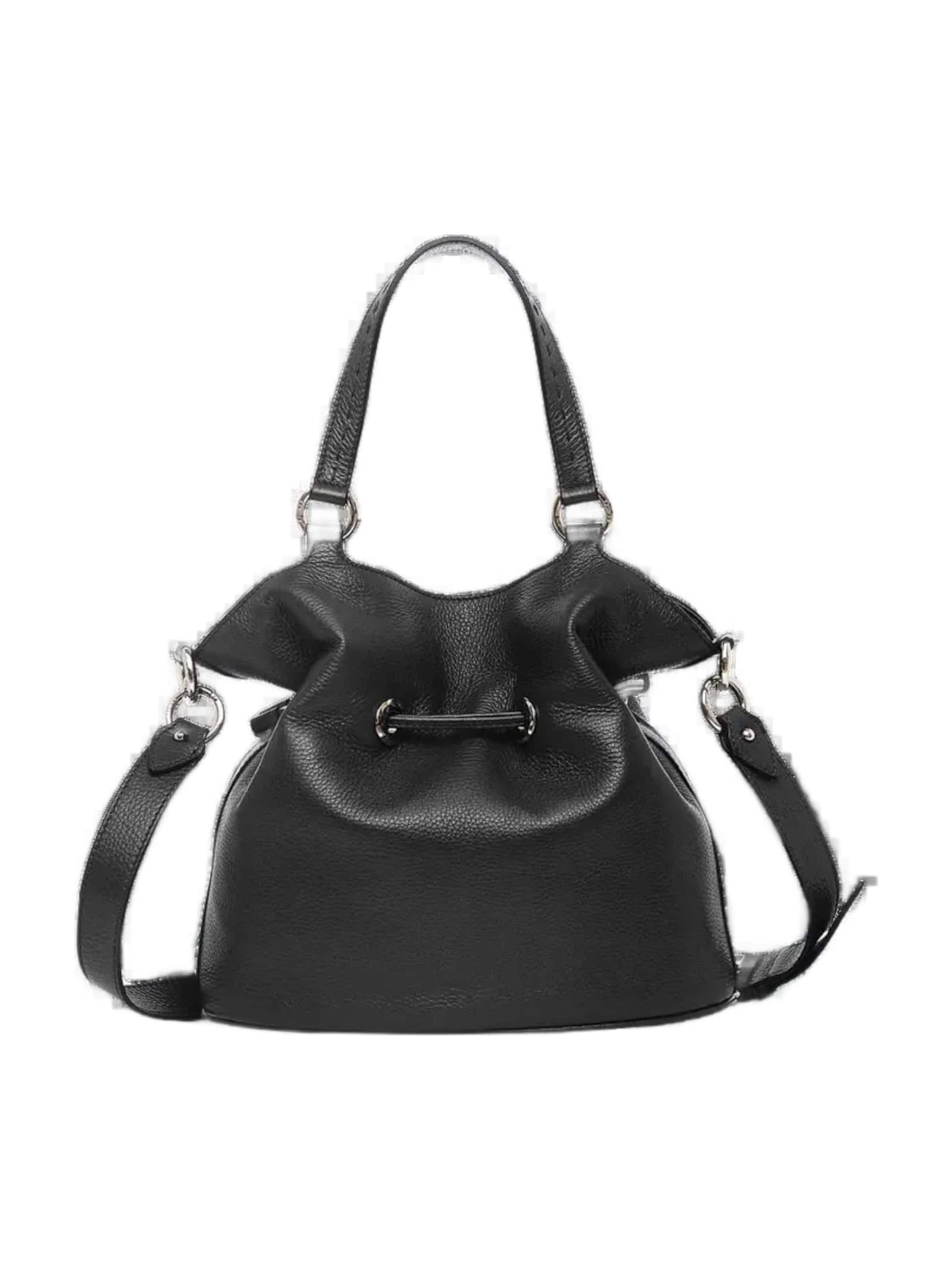 Poche ventrale 'Lancel Sac Seau M 1Er Flirt Noir/Argent' Lancel en noir