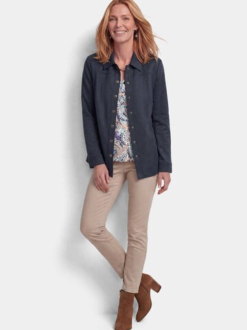 Goldner Übergangsjacke in Blau