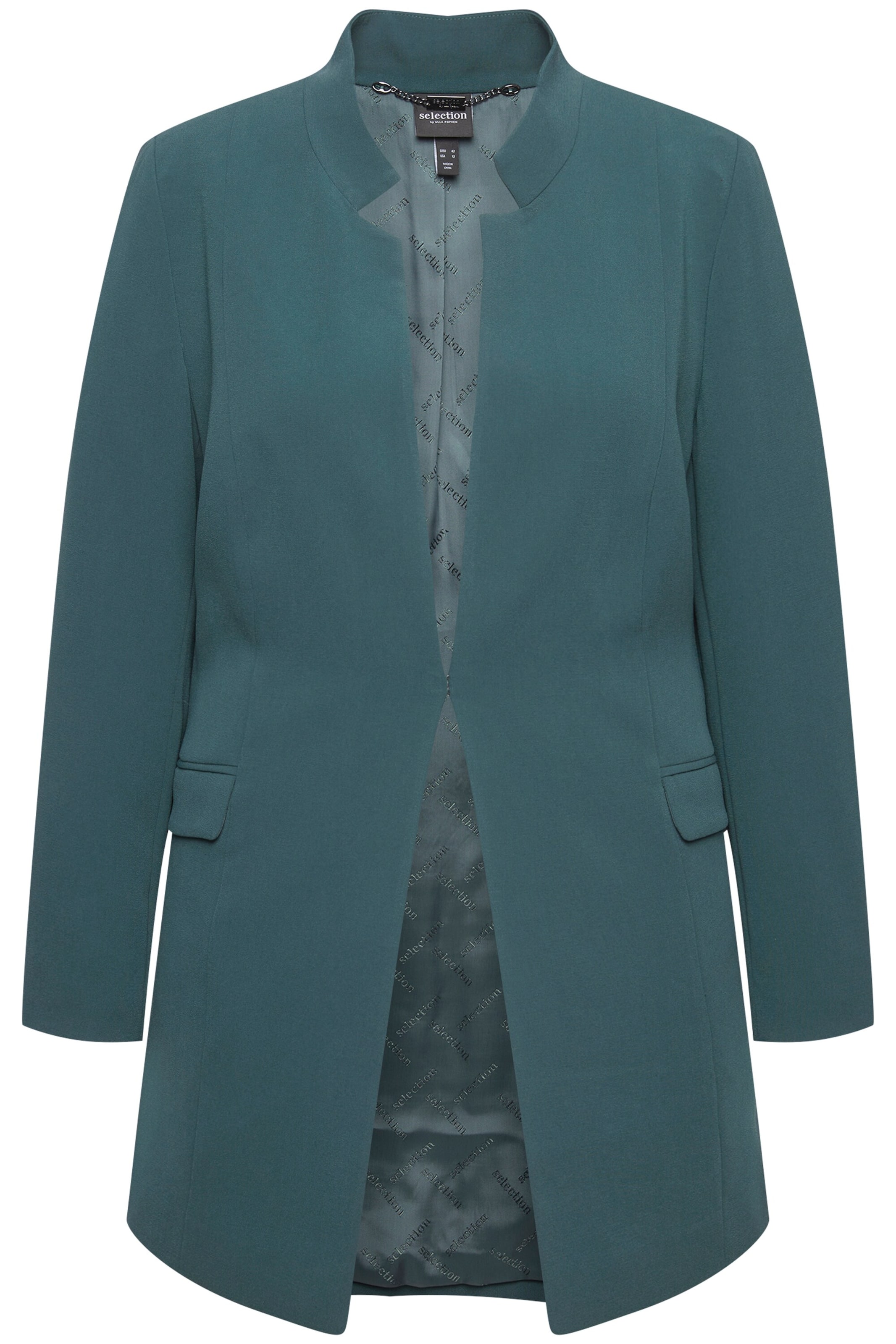 Ulla Popken Blazers in Groen: voorkant