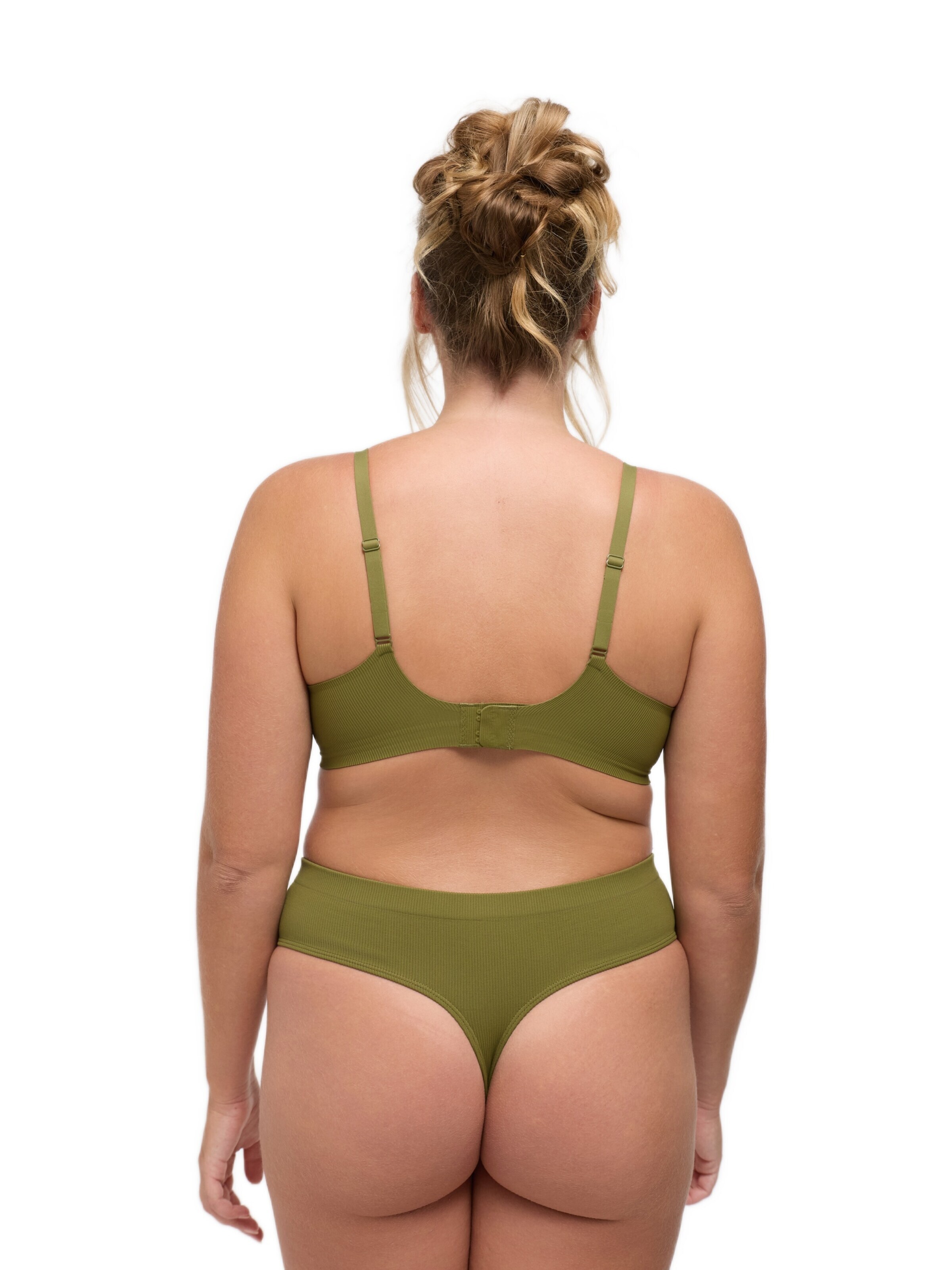 Push-up Reggiseno 'Rib Comfort Push-Up BH' di cfab in verde