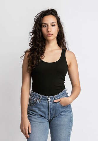 SNOCKS Top in Black: front