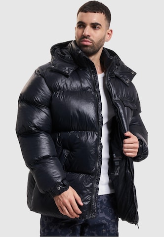 SOUTHPOLE Zimska jakna 'Bubble Icy 1.0' | črna barva: sprednja stran