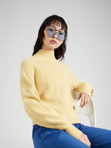 HUGO Sweater 'Sorellasy' in Yellow: front