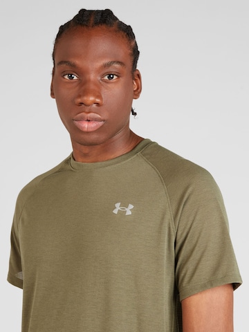 UNDER ARMOUR - Camisa funcionais 'Streaker' em verde