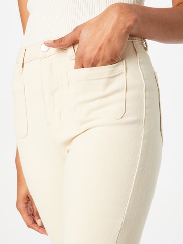 Dorothy Perkins Flared Jeans in Beige