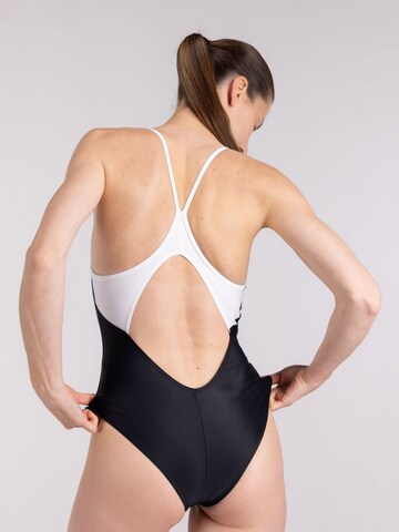 WALLIEN Sportbadeanzug 'Liberty Racerback' in Schwarz