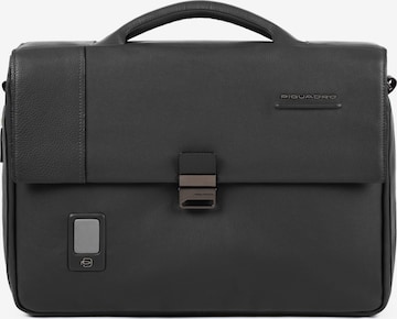 Piquadro Document Bag 'Akron' in Black: front