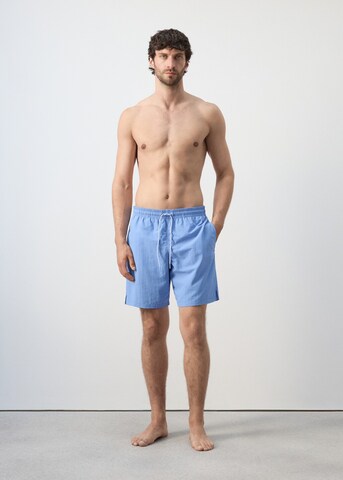 MANGO MAN Board Shorts 'Liso' in Blue