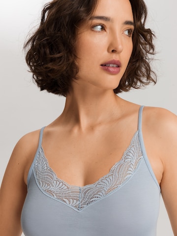 Hanro - Top ' Cotton Delight ' em azul