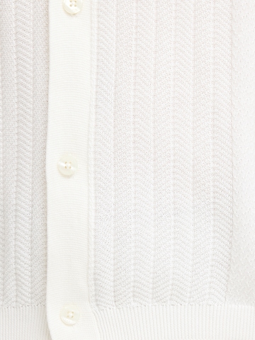 Casual Friday Comfort fit Gebreid vest 'CFFillan' in Beige