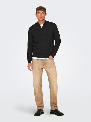 Only & Sons Sweter 'ONSCooper' w kolorze czarny