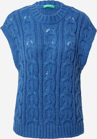 UNITED COLORS OF BENETTON Sweter w kolorze niebieski: przód